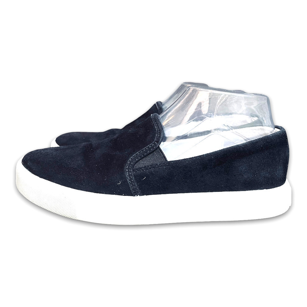 𝅺SAM Edelman Black Velvet Slip On Shoes Women’s Size 7.5